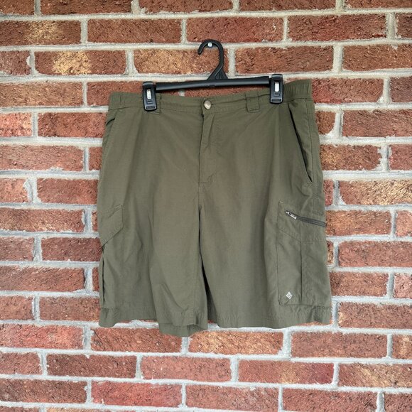 columbia mens shorts * size 36 * zippered pockets * sun protection * omni shade - Picture 2 of 8